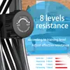 Bicicleta Estática Plegable con Control Magnético, Bicicleta de Ejercicio Silenciosa con Transmisión por Correa, Certificada CE para Venta Transfronteriza