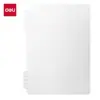 Cuaderno de Hojas Sueltas Abrible Deli Hb5-10 con Cubierta Transparente de Polipropileno, Cubierta Elegante con Espiral para Cuaderno