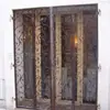 Puerta de Entrada de Hierro Antirrobo, Puerta de Hierro Artesanal de Metal Laminado, Proceso de Protección del Hogar, Puerta Corredera de Hierro Forjado