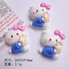 Dibujo Animado Gato Kt Pegamento de Crema DIY Funda para Teléfono Móvil Pasador Diadema Flor para Zapatos Colgante Papelería Taza de Agua Joyería Material de Resina