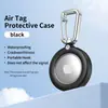 Capa para Suporte de Air Tag com Chaveiro de Trava Segura - À Prova de Choque, Anti-Risco, Impermeável IPX8, Capa Rastreadora Anti-Perda Protetora para Mala, Chave, Animal de Estimação, Bolsa