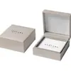 Caja de Joyería Personalizada con Empaque de Tapa, Caja de Joyería con Estampado Dorado, Caja de Regalo, Caja de Papel para Joyería, Caja de Regalo
