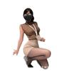 Lencería Sexy Disfraz de Secretaria Vestido Bodycon Seductor y Provocativo Uniforme Qqny Tentación Ropa de Dormir para Mujer