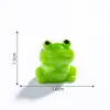Nuevo producto transfronterizo: adorables mini figuras de rana, perfectas para paisajismo de estanques y acuarios, decoraciones de bricolaje, accesorios colgantes y pequeños adornos