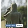Ropa de Protección Solar de Marca Grande del Mismo Estilo para Mujer Verano Anti-ultravioleta Chaqueta Ajustada para Exteriores Transpirable Seda de Hielo Ropa de Pesca para Hombre