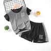 Trajes Infantiles, Camisetas de Manga Corta Ligeras de Verano para Niños, Pantalones Cortos Deportivos, Ropa de Malla de Secado Rápido para Niñas, Ropa de Verano para Niños de Tallas Medianas y Grandes