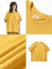 Camiseta de Verano para Hombre Ag 300g Saludable Oversize Moderna Holgada Cuello Redondo Algodón Manga Corta Verano Transpirable Manga Corta