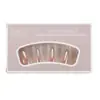 Uñas Premium para Arte de Uñas Puntas de Uñas Gradiente Rubor Ojo de Gato Pegatinas para Uñas Blanco Deslumbrante Uñas Portátiles para Chicas Calientes Uñas Postizas