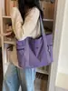 Nova bolsa tote simples de grande capacidade transfronteiriça, bolsa de mão casual e moderna, bolsa de ombro versátil para trabalho e deslocamento