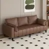 Tela Nueva Tech Teclado de Piano Sofá Casa de Alquiler Apartamento Pequeño Sencillo Tienda de Ropa Apartamento Pata de Gato Cuero Sofá sin Lavado
