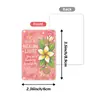 36 Tarjetas de Felicitación Florales Rosas de Compra Directa Transfronteriza, Materiales de Diario Estilo Ins, Decoración de Pared, Tarjetas de Te Extraño