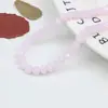 Kit de Materiales para Pulseras DIY Hechas a Mano con Cuentas 8mm Cristal de Vidrio Cuentas Planas Cuentas para Puerta Cortina Divisoria Cuentas Sueltas Semiacabadas