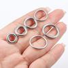 Anillo de conexión sin costuras de acero inoxidable anillo de conexión horno de vacío galvanoplastia cuerda de mano con cuentas accesorios de acero inoxidable diy en stock