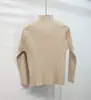 Nova Camiseta de Manga Longa Miyake Xiusheng Simples Joker Plissada Limpa e Organizada 2025 Camiseta de Manga Longa para Usar por Baixo Mais Vendida