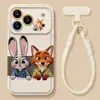 CordónJudy Nick Adecuado para Funda de Teléfono Móvil Apple 17Pm Iphone18 Dibujo Animado Lindo 16 Silicona 15 Pareja 14