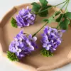 Flores Moradas para Boda Seleccionadas Cuidadosamente, Flores Artificiales, Decoraciones de Boda, Flores Falsas, Arreglos de Escena Estilo Monet, Ramilletes de Seda