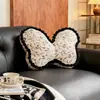 Almohada única de alta gama con forma de mariposa, cojín para respaldo, soporte lumbar, almohada para cabecera, cojín lumbar para sofá de sala de estar, artículo decorativo universal para todas las estaciones