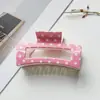 Clip para el Cabello con Impresión UV de Amazon Transfronterizo Pinza para el Cabello de ABS Pinza para la Parte Posterior de la Cabeza Pinza Grande Simple Pinza de Tiburón