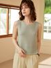 Camisola de cachemira estilo lujo estático minimalista para mujer, suéter ligero de cachemira para usar debajo, moderno de alta gama