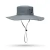 Senderismo Montañismo Protector Solar Sombrero de Pescador Ropa de Trabajo para Hombres y Mujeres Sombrero para Acampar al Aire Libre Montañismo Parasol Sombrero de Vestir Vaquero Occidental