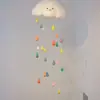 Tiktok pequeño libro rojo Mismo viento de arcilla de nube carillón hecho a mano paquete de material diy colgante de dormitorio súper lindo