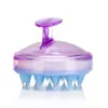 Shampoo Macio Redondo de Silicone Mais Vendido para Casa Escova de Shampoo Artefato Pente Limpeza Massagem de Meridianos do Couro Cabeludo Escova de Shampoo