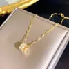 Collar de Zirconia Exquisita Microincrustada Versátil de Lujo Ligero Europeo y Americano para Mujer Cadena de Clavícula Simple de Moda para Celebridades de Internet Accesorios