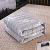 Colchón de invierno para dormitorio de estudiantes, tatami grueso, plegable, con parte superior e inferior curvada, individual, doble, suave y fino.