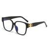 Gafas de sol cuadradas con montura grande de Europa y Estados Unidos 2024 nuevas gafas de sol al por mayor gafas de sol UV gafas de sol