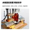 Máquina taponadora semiautomática Máquina taponadora de tapa roscada Máquina taponadora de tapa de tornillo Máquina taponadora de tapa de cierre tipo pico de pato para botella de plástico Botella de detergente para ropa