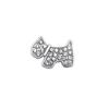 10mm Aleación de Cromo Diamante Capital Letra Inglesa Joyería Hecho a Mano DIY Garra de Gato Corazón Accesorios para Collar de Mascota