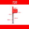 Llave Flor de Ciruelo Hongqi Barra de Herramienta de Torneado CNC Placa de Cuchillo de Tornillo de Llave Mango de Cuchillo Llave en Forma de T T6T7T8T10T15T