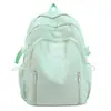 Mochila Escolar para Estudantes Universitárias, Marca da Moda, Grande Capacidade, Mochila Estilo Japonês, Versão Coreana, Mochila Simples de Lona para Viagem no Campus