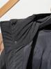 8281/234 - Chaqueta acolchada de algodón con capucha, versión suelta, negra y larga, para hombre, original, europea y americana, venta al por mayor
