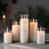 Taza de Vidrio Cilíndrica Simple de una Sola Capa en Stock, Jarrón de Vidrio de Borosilicato Alto, Taza para Velas Aromáticas, Taza de Leche Lámpara de Viento