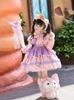 Falda Lina Belle Cumpleaños Niñas Vestido Lolita Niñas Niños Disfraz Halloween Falda de Princesa Otoño
