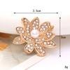 Nuevos accesorios de joyería de flores de perlas de diamantes DIY aleación de zinc gema calabaza accesorios para coche pegatina trasera para funda de teléfono móvil mujeres