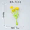 Ramo pequeño de flores artificiales de plástico accesorios de flores falsas material de decoración para tocado de crisantemo estrella DIY corsage flor de mano