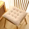 Cojín de asiento cálido de felpa engrosada de otoño e invierno para oficina, aula, dormitorio, mirador, tatami, cojín para silla de comedor