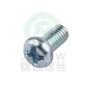 Tornillo de Cabeza Pan con Ranura Cruzada M3 Acero al Carbono Color Cinc Amigable con el Medio Ambiente 48h Máquina Alambre Equipo Mecánico Tornillo Manual Sujetador