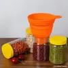 Embudo Dispensador Pequeño de Silicona Mini Antifugas Plegable Almacenamiento Cosméticos Embudo para Vino