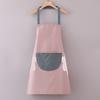 Delantal Impermeable Catiónico con Impresión de Logo Personalizado, Publicitario, Moda Estilo Coreano para Mujeres, Ropa de Trabajo Promocional de Cocina para Hombres, Sin Mangas