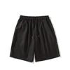 Conjunto de shorts soltos de manga curta, estilo Hong Kong, verão 2024, novo, masculino, cor sólida, moda jovem, casual, duas peças