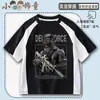Camiseta de manga corta Colección de personajes de juego Delta para niños, tops de verano para niños mayores, ropa moderna de media manga para niños y niñas