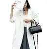 Bolsa Dearni Niche da Coreia do Sul Dongdaemun Bolsa de Couro de Vaca Pequena Bolsa Boston Bolsa de Ombro Transversal Portátil para Mulheres