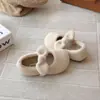 Sapatos femininos sapatos de pele estilo princesa sapatos de algodão com veludo extra laço 2026 Sapatos de inverno/outono para crianças sapatos de algodão de duas camadas para bebês