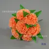 Flores artificiais, flores falsas, tagetes, decorações de mesa, buquês decorativos, cravos, decorações de feriado transfronteiriças, flores artificiais