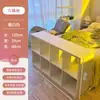 Estante de Livros Armário Divisória de Cabeceira Rack de Armazenamento de Chão Armário de Grade Lateral para Quarto Armazenamento Armário de Oito Compartimentos Armário de Armazenamento
