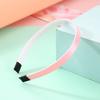 Xintian nuevos accesorios para el cabello simples diadema de mujer borde ancho pasador antideslizante banda de poliéster DIY base de diadema venta al por mayor