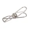 Clip de alambre de acero inoxidable clip a prueba de viento clip para tendedero clip sellador clip para pantalones clip de resorte multifunción clip para secar ropa clip para calcetines